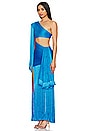 view 3 of 4 One Shoulder Maxi Dress in Cobalt
