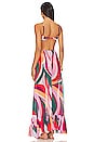 view 3 of 3 Delos Cut Out Beach Dress in Red Multi