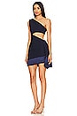 view 3 of 4 Cut Out Mini Dress in French Navy