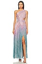 view 1 of 5 Ombre One Shoulder Maxi Dress in Sirenuse