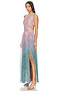 view 3 of 5 Ombre One Shoulder Maxi Dress in Sirenuse
