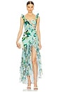 view 1 of 3 Magnolia Bustier Maxi Dress in Green Multi