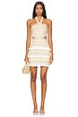 view 1 of 3 Jute Halter-Neck Mini Dress in Sand