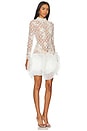 view 2 of 4 Hand Beaded Mini Dress in White