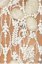 view 4 of 4 Hand Beaded Mini Dress in White