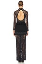 view 3 of 4 Knit Lace Maxi Dress in Black