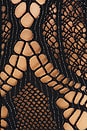 view 4 of 4 Knit Lace Maxi Dress in Black