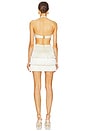 view 3 of 5 x Camila Coelho Jersey Sands Braided Cut Out Mini Dress in Off White
