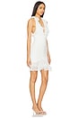 view 2 of 3 Plunge Mini Dress in White