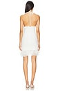view 3 of 3 Plunge Mini Dress in White
