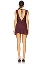 view 3 of 3 MINIVESTIDO GANCHILLO CAMILA COELHO in Dark Red