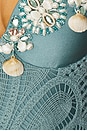 view 4 of 4 Camila Coelho Crochet Embroidered Maxi Dress in Blue