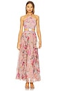 view 1 of 4 Lily Flower Maxi Dress in Orange