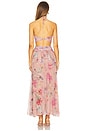 view 3 of 4 Lily Flower Maxi Dress in Orange