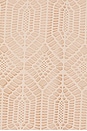 view 4 of 4 Seashell Lycra Long Sleeve Mini Dress in Beige