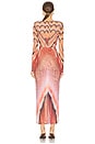 view 3 of 3 Papillon Maxi Dress in Light Orange