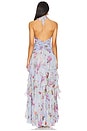 view 3 of 4 Lily Flower Flutter Gown in Blue