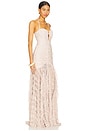 view 2 of 3 ROBE DE SOIRÉE AVEC LYCRA SEASHELL in Beige