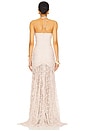 view 3 of 3 ROBE DE SOIRÉE AVEC LYCRA SEASHELL in Beige