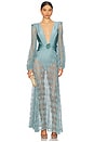 view 1 of 4 Seashell Lycra Beach Dress in Blue