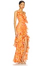 view 2 of 4 Myosotis Flutter Gown in Yellow