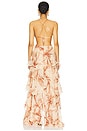 view 3 of 5 Sunset Butterfly Maxi Dress in Beige
