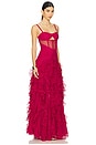 view 2 of 3 ROBE MAXI in Dark Pink
