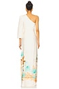 view 4 of 4 Bananeira Tropical One Shoulder Maxi Dress in Beige