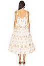 view 3 of 3 Botanical Midi Dress in Off White