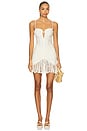view 1 of 4 Samba Fringe Mini Dress in Off White