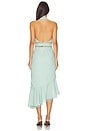 view 4 of 5 Candy Linen Midi Dress in Green