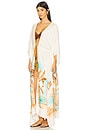 view 3 of 4 Bananeira Tropical Long Cover Up in Beige