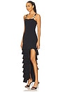 view 2 of 4 Gavea Mesh Flutter Midi Dress in Black