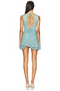 view 3 of 3 X Camila Coelho Crochet Mini Dress in Blue