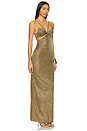 view 2 of 4 Golden Weave Gown in Gold