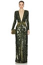 view 1 of 4 Bossa Sequin Gown in Green