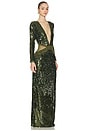 view 2 of 4 Bossa Sequin Gown in Green