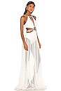 view 2 of 4 Beaded Cutout Beach Dress in White