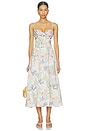 view 1 of 4 Seaweed Flutter Midi Dress in Off White