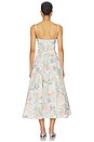 view 3 of 4 Seaweed Flutter Midi Dress in Off White