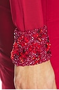 view 5 of 5 Intensity Jersey Long Sleeve Gown in Red