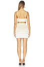 view 3 of 4 Amethyst Fringe Mini Dress in Off White