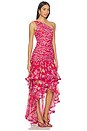view 2 of 3 ROBE PEONY in Red