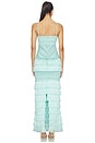 view 3 of 4 Clara Fringe Maxi Dress in Light Blue
