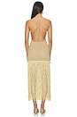 view 3 of 4 Aurea Crochet Midi Dress in Gold