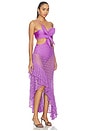 view 2 of 5 Sirena Mesh Flower Maxi Dress in Lilac
