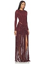 view 2 of 4 ROBE TARSILA  in Brown