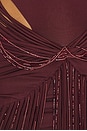 view 4 of 4 ROBE TARSILA  in Brown