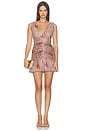 view 1 of 4 Feathers Mini Dress in Rose
