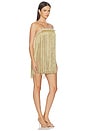 view 3 of 5 Aurea Crochet Mini Dress in Gold